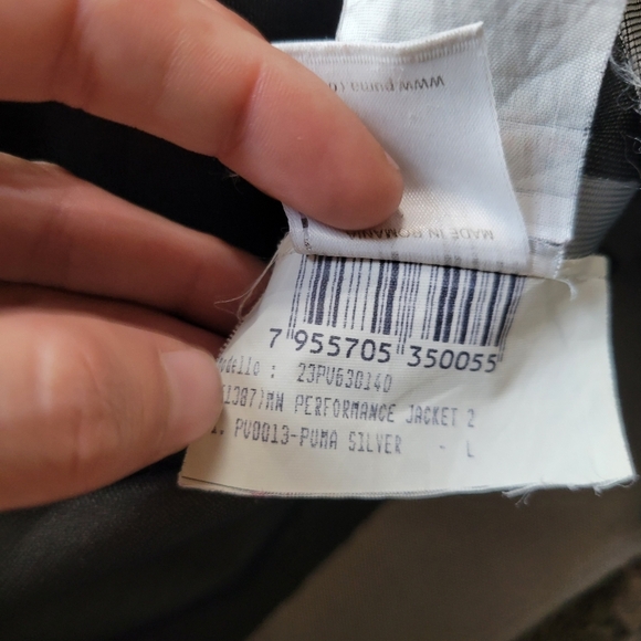 PUMA X HUSSEIN CHALAYAN  SPACE PERFORMANCE JACKET REFLECTIVE SILVER MEN'S LARGE - Picture 3 of 15